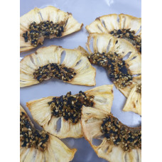 DEHYDRATED PINEAPPLE WASABI FRUITS (100G X PKT)