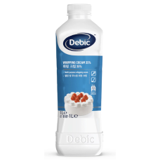 DEBIC UHT WHIPPING CREAM (1 LTR X 6 PKT X CTN)