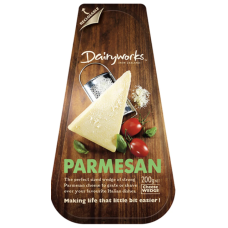 DAIRYWORK PARMESAN CHEESE WEDGE (200GM X PKT)