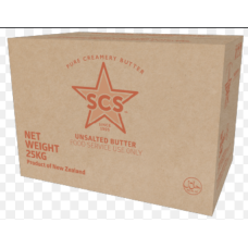 SCS UNSALTED BUTTER (25KG X BLOCK)