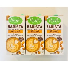MILK PACIFIC FOODS BARISTA ALMOND ORIGINAL 1L X 3 PKT