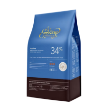 EMBASSY AZALEA MILK CHOCOLATE 34% 2.5KG X BAG