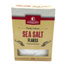 SANDHURST SEA SALT FLAKES (250GM X 12UNITS X CTN)
