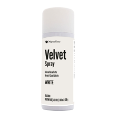VELVET SPRAY - WHITE, 400ML 1CTN X 12CAN X 400ML